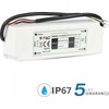 V-tac 150W SLIM maitinimo šaltinis, 12V, plastikiniu korpusu, IP67