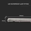 V-TAC Šviestuvas hermetiškas 2 LED liuminescentinėms lempoms 150cm G13 IP65 7884