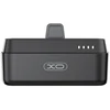 XO power bank mini PR244 20W 5000 mAh su Lightning jungtimi juodos spalvos