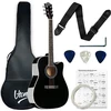 V-TONE AG Two BK - 4/4 akustinė gitara, juoda