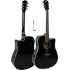 V-TONE VEAG1 CE BK - 4/4 electro-acoustic guitar, juodas