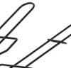 Vaggan Grilio grotelės dešrelėms metalinas juoda nepridegantis 52x8,5 cm