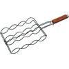 Vaggan Grilio grotelės dešrelėms juodos metalinės 50 cm