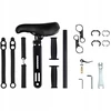 Child Bicycle Seat WILDMAN C1 for frame juodos spalvos