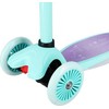 Paspirtukas NILS Fun Paspirtukas dziecięca podświetlana led Nils Fun HLB1310 violetinė
