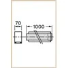 Vaillant Išplėtimo vamzdis DN80 / 125 1m 303203