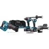 Vairavimo įrankių rinkinys Makita COMBO 40V XGT DF001G + TD001G + GA005G + JR001G 2 * 4.0AH TOR