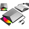 Vaizdo grotuvas DVD grotuvas Zenwire Išorinis nešiojamas DVD CD RW grotuvas 2in1 USB 3.0 ir USB-C 3.1 nešiojamam ir asmeniniam kompiuteriui ALIUMINIO ĮRAŠYMO ĮRENGINYS