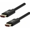 Vaizdo kabelis HDMI M – HDMI M, HDMI 2.1 – itin didelės spartos, 1 m, paauksuotos jungtys, aliuminio korpusas, juodas, logotipas 8K@60Hz, 48Gb/s