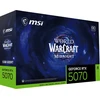 Vaizdo plokštė MSI GeForce RTX 5070 World of Warcraft Midnight Void Edition OC 12GB GDDR7 DLSS4 (G507012WMVEC)