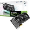 PNY GeForce RTX 5070 Ti trijų ventiliatorių 16 GB GDDR7 DLSS4 vaizdo plokštė (VCG5070T16TFXPB1)