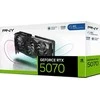 PNY „Cc7fc GeForce RTX 5070“ trijų ventiliatorių perkrauta 12 GB GDDR7 DLSS4 vaizdo plokštė (VCG507012TFXPB1-O)