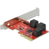 Valdiklis Delock PCIe 3.0 x4 – 6x SATA III (89042)