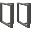 Valgomojo stalo kojelės, T formos, 2 vnt., 70x35x(72-73) cm