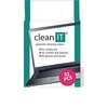 Clean it Drėgnos servetėlės ekranams ir plastikiniams paviršiams valyti 52 vnt. (CL-150)