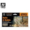 Vallejo 71.214 – Model Air – Efektai – Griuvėsiai ir nuolaužos (8 x 17 ml)