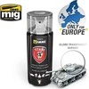 AMMO by MIG Jimenez Titans Hobby blizgus skaidrus akrilinis purškiamas lakas 400 ml