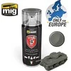 AMMO by MIG Jimenez Titans Hobby akrilinis gruntas, vokiška lauko pilka matinis, 400 ml