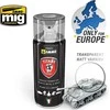 AMMO by MIG Jimenez Titans Hobby akrilinis matinis lakas 400 ml – purškiamas, skaidrus