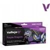 Vallejo Vallejo: 72.194 – Žaidimo spalva – Violetinė Dragons (8x18 ml)