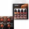 Vallejo Vallejo: 72.381 - Žaidimo spalva - Oranžinės spalvos rinkinys 4 x (18 ml)