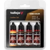 Vallejo Vallejo: 72.385 - Žaidimo spalva - Odinis rinkinys 4 x (18 ml)