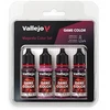 Vallejo Vallejo: 72.388 - Žaidimo spalvos - Purpurinių spalvų rinkinys (4 x 18 ml)