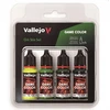 Vallejo Vallejo: 72.391 - Žaidimo spalva - Orkų odos rinkinys (4x18 ml)