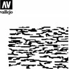 Vallejo: ST-CAM004 – Trafaretai – Pixelated Modern Camo