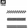 Vallejo Vallejo: Trafaretai – padangų žymėjimas