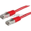 VALUE Kabelis krosowy PatchCord S/FTP (PiMF) Kat.6 1m raudona