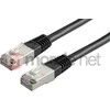 VALUE Kabelis krosowy PatchCord UTP Kat.6 0.5m juoda
