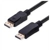 VALUE DisplayPort kabelis, v2.1, 10K@60Hz, 40Gbit/s, UHBR10, DP-DP, M/M, juodas, 1 m