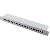 VALUE VALUE Patch panel kat. 6A (EA klasė) 19", 24 prievadai, STP, pilkas