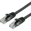 Value Vertė VERTĖ - Patch- Kabelis - RJ- 45 (M) iki RJ- 45 (M) - 10 m - UTP - CAT 6a - formos, be Haken - juodas, RAL 9011 (21.99.1467)