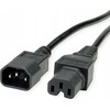 Value Vertė Maitinimo kabelis Maitinimo kabelis IEC320/C14 kištukas – C15 moteriškas, juodas, 1,8 m