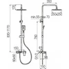 Valvex 2420280 ARS dušo komplektas UNIT SHOWER SET. SATIN COPPER VOLVEX // BV.2420280
