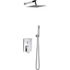 Valvex 2454570-CHR potinkinis dušo komplektas. Loft Chrome. Valvex (Carre) // BV.2454570-CHR