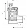 Valvex 4700750 AUTOMATINIS ATLIEŠINIMO VOŽtuvas ANGLED 1/2 '' GAMMA Baltas // G.ZODPO-1/2-VX-ANGLE-Baltas