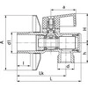 Valvex Kampo vožtuvas su 1 / 2 "x3 / 8" filtru (1481900)