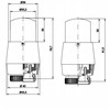 Varioterm Vario Term komplektas termostatyczny MASTER prawy juoda mat EMAGS0224CFK/P