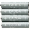 Varta Akumuliatoriai IKEA LADDA AAA 750mAh 4 vnt. NiMH Baterijos Akumuliatorinės