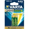 Varta AAA įkraunamos baterijos 1000mAh pakuotė