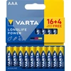 Bateria alkaiczna VARTA LR03 Longlife Power 16+4/blist.