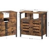 Songmics Vasagle Waschbeckenunterschrank Vintagebraun-Juodas