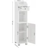Vasagle Schrank mit Toilettenpapierhalter