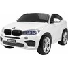 Dvivietis elektromobilis BMW X6M XXL, Baltas