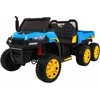 Ramiz Mėlyna Dvivietis elektrinis Farmer Truck 4x4, Mėlyna
