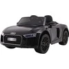 Ramiz Elektromobilis Audi R8 Spyder, lakuotas juodas