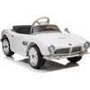 Autko BMW 507 Retro elektryczne vaikams Baltas roadster